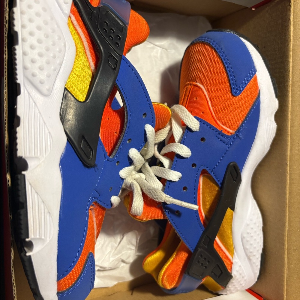 Huaraches Nike- Vibrant Kids Sneakers - Blue and Orange
